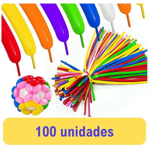Globo Figura Surtido - 100 Unidades