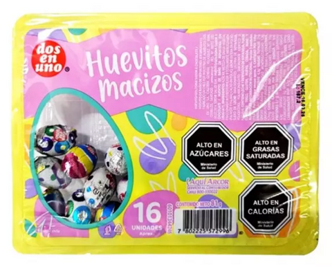 Huevitos Pascua Macizos 16 unidades