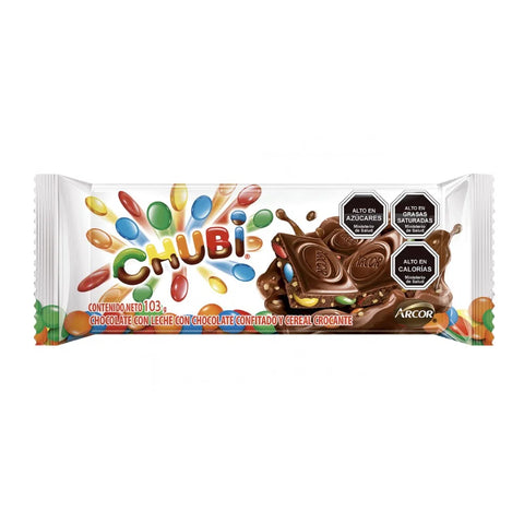 Chocolate Chubi Barra 103 grs