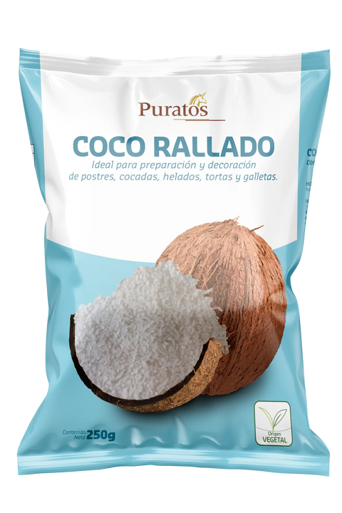 Coco Rallado Blanco Puratos 250 gr