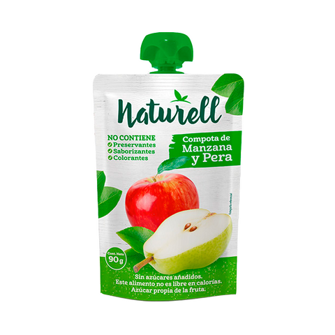 Compota Manzana Pera Naturell 90 gr