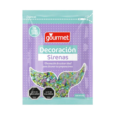 Decoración Sirenas 80 Gr