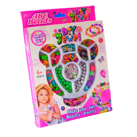 Set Pulseras y Mostacillas ABC Beads 150 Piezas