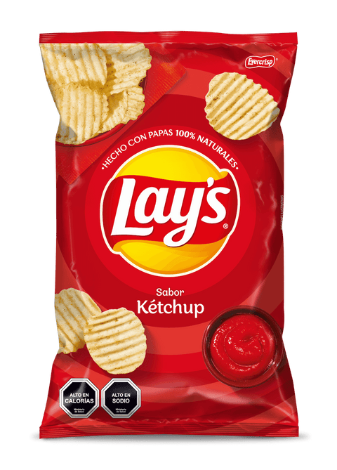 Papa Lays Sabor Ketchup 180 Gr