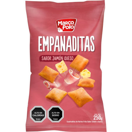 Empanaditas Jamón Queso 250 Gr