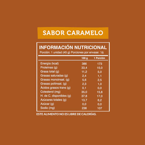 Wild Protein Caramelo 45 Gr - 1 Unidad