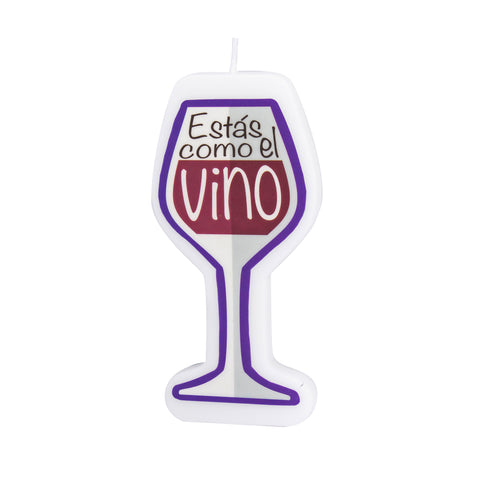 Vela "Estas Como El Vino" - 1 Unidad