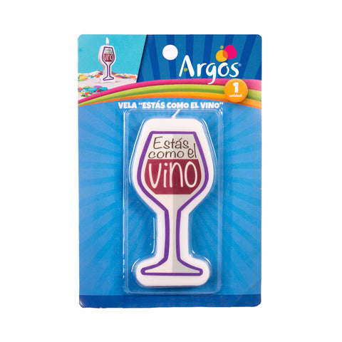 Vela "Estas Como El Vino" - 1 Unidad