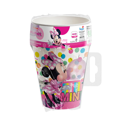 Minnie Vasos 6 Unidades