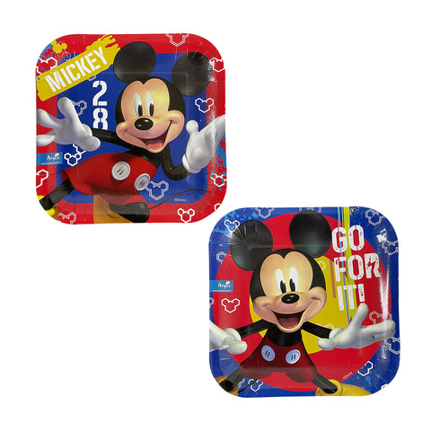 Plato Torta Mickey 6 Unidades