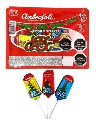 Loly Choc Navidad 12 Unidades