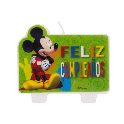 Vela Mickey 2D - 1 Unidad