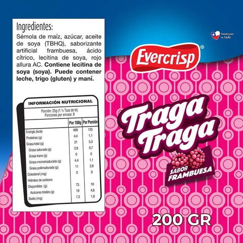 Traga Traga Frambuesa 200 Gr