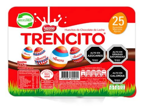 Huevitos Pascua Trencito - 25 unidades