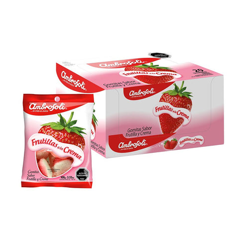 Gomitas Frutillas Crema - 20 Unidades