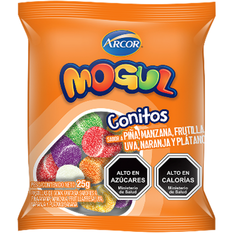 Gomita Mogul Conitos 25 grs Display