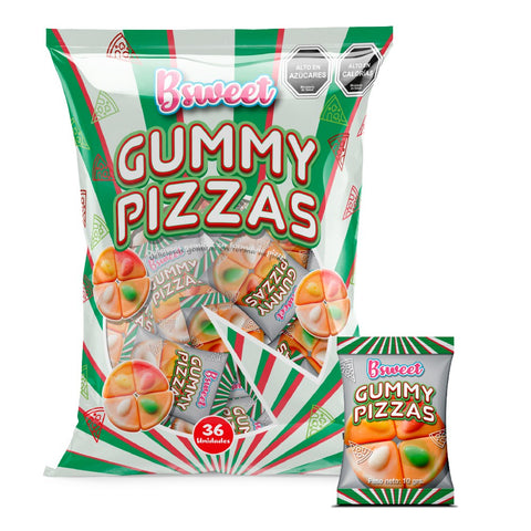 Gomitas Gummy Mini Pizzas 36 unidades