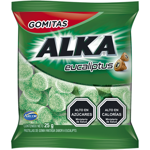 Gomita Alka Eucaliptus 25 grs