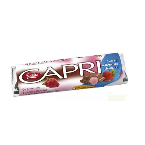 Chocolate Capri Frutilla 30 gr