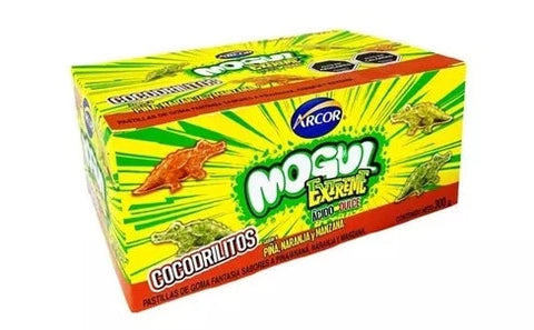 Gomitas Mogul Cocodrilitos Extreme 25 grs Display