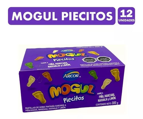 Gomita Mogul Piecitos 25 gr Display