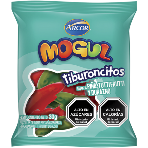 Gomita Mogul Tiburoncitos 30 gr Display