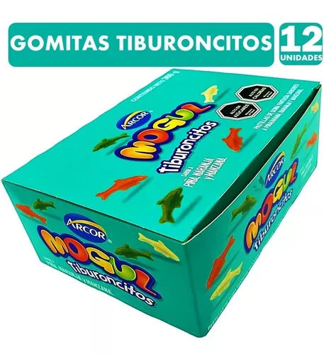 Gomita Mogul Tiburoncitos 30 gr Display