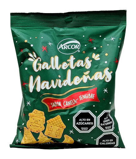 Galletas Navideñas Sabor Canela y Jengibre 150 Gr