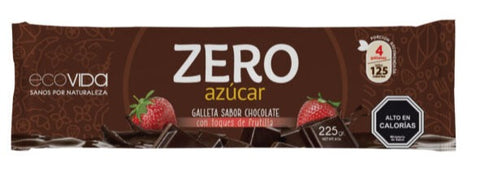 Galleta Chocolate con Frutilla Sin Azucar 225 Gr