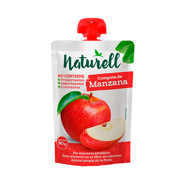 Compota Manzana Naturell 90 gr – Supermercado del Confite