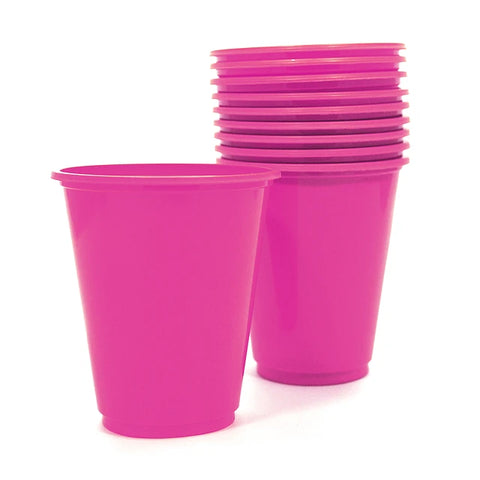 Vaso Plastico 230 cc ELIGE COLOR - 10 Unidades
