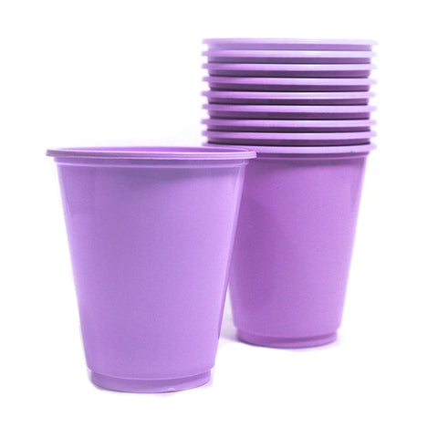 Vaso Plastico 230 cc ELIGE COLOR - 10 Unidades
