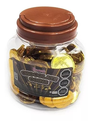 Monedas de Chocolate 100 unidades