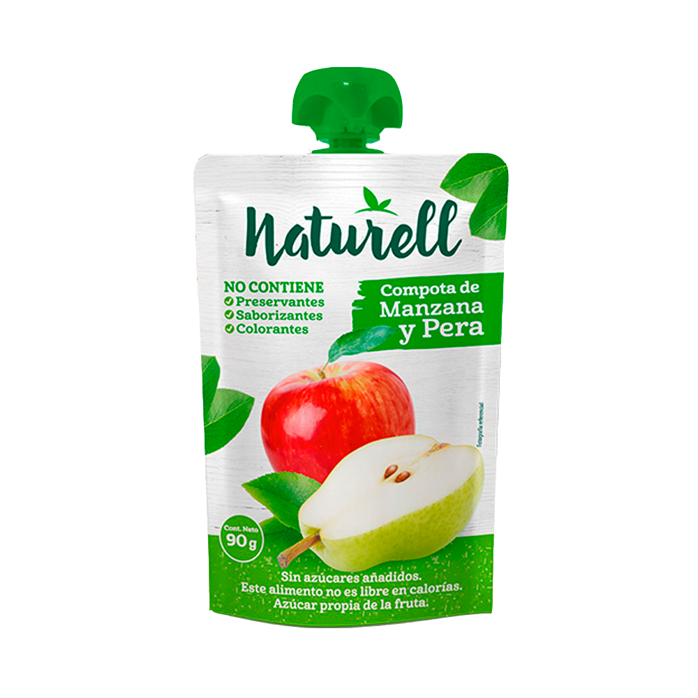 Compota Manzana Pera Naturell 90 gr – Supermercado del Confite