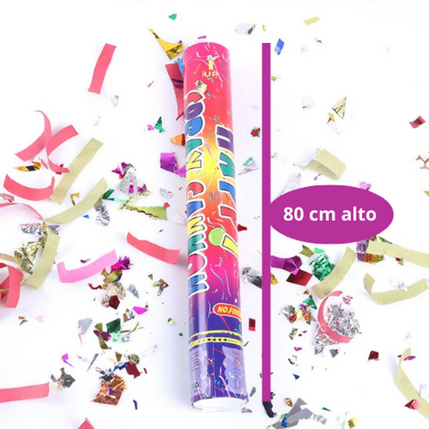Tubo Lanza Confetti 80 cm