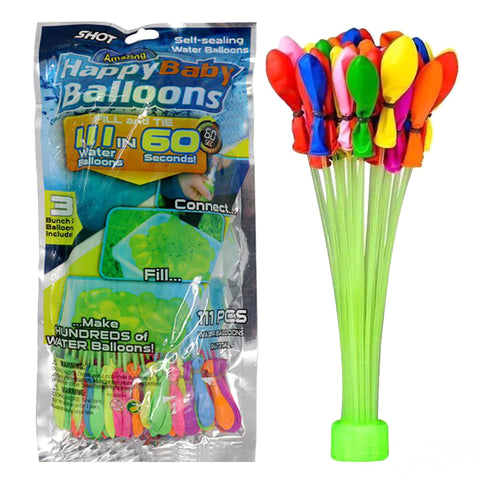 Set Bombitas de Agua con Inflador - 111 uni