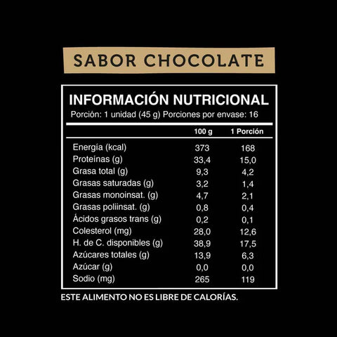 Wild Protein Chocolate 45 Gr - 1 Unidad