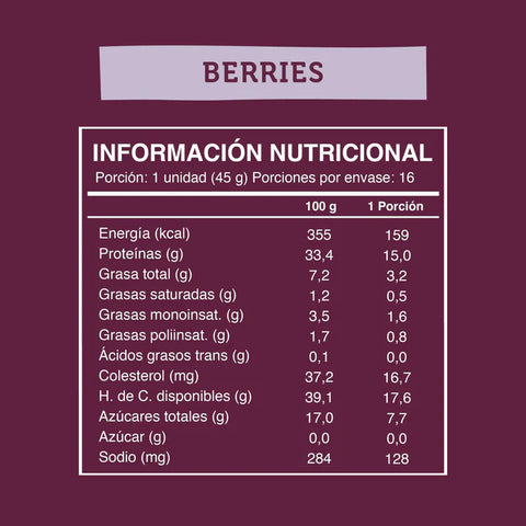 Wild Protein Berries 45 Gr - 1 Unidad