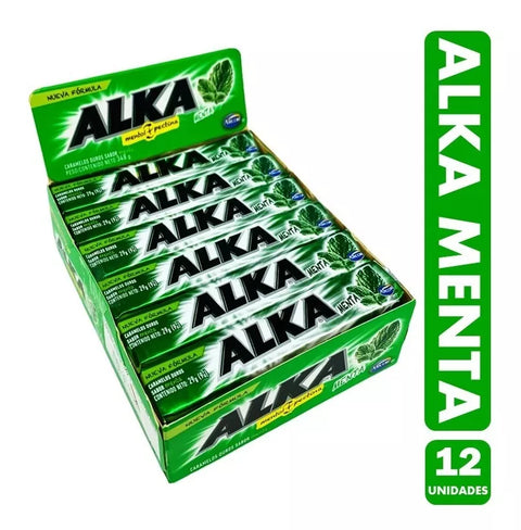 Caramelo Alka Menta Display 12 unidades
