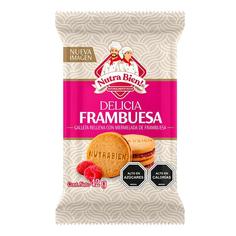 Alfajor Delicia Nutrabien Frambuesa 42 gr