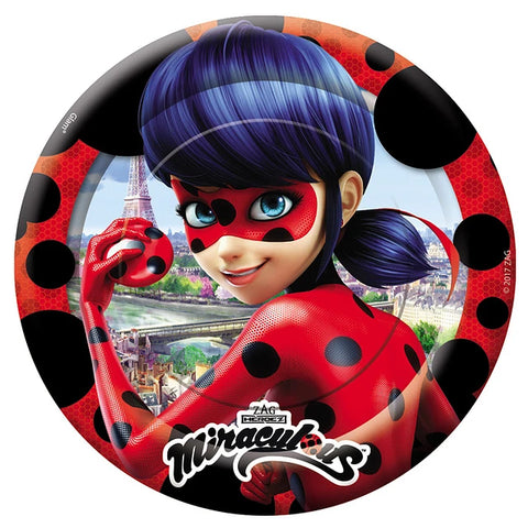 Ladybug Platos - 6 Unidades