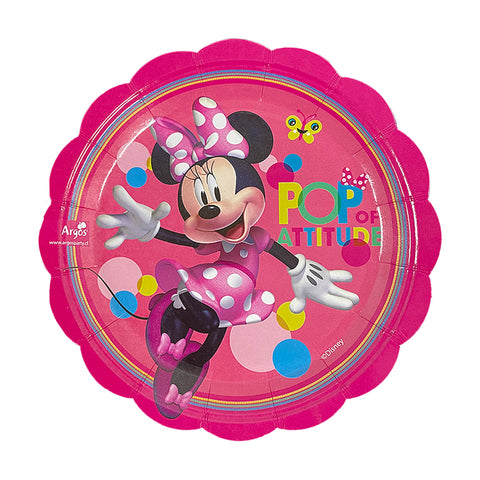 Minnie Plato Torta - 6 Unidades