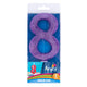 Vela N°8 Glitter XL