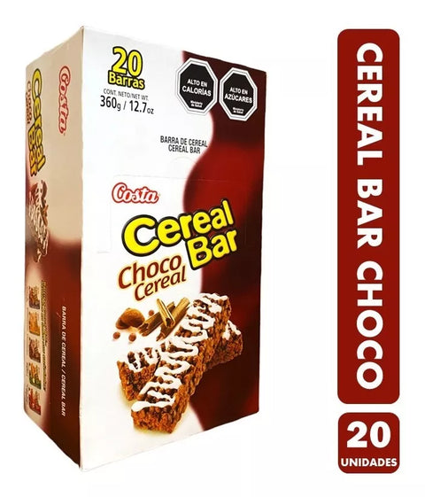 Barra de Cereal Bar Chocolate - 20 Unidades