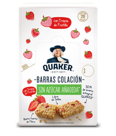 Barra de cereal Frutilla 400 Gr.