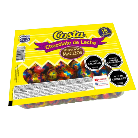 Huevitos Pascua Macizos Bandeja 16 unidades