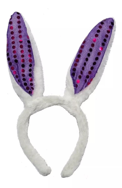 Cintillo Conejito Pascua Morado