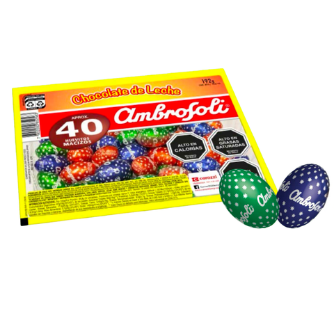 Huevitos Pascua Macizos 40 unidades