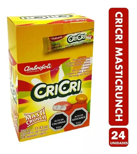 Caramelo Cri Cri Masticrunch Display 24 unidades