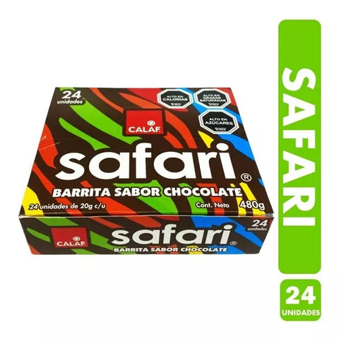 Chocolate Safari 20 gr Display 24 unidades